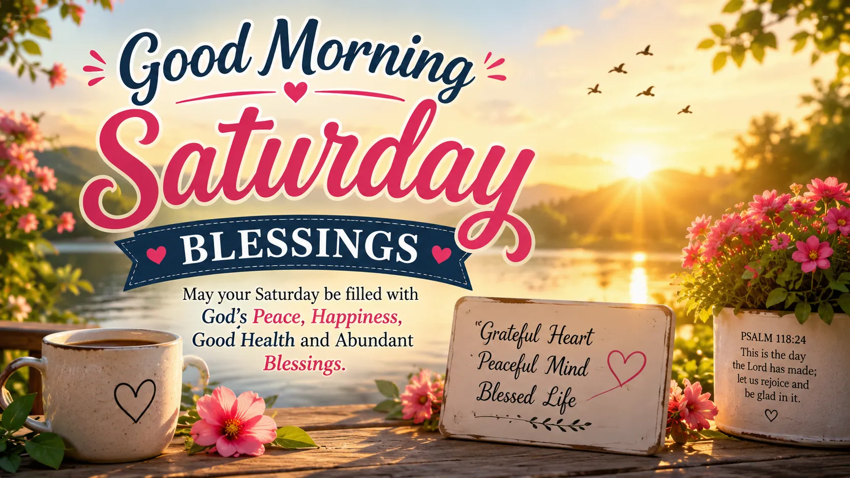 Good Morning Saturday Blessings