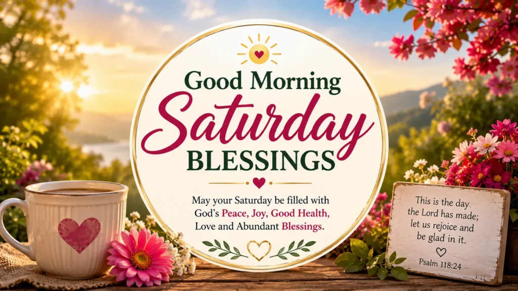 Good Morning Saturday  Blessings