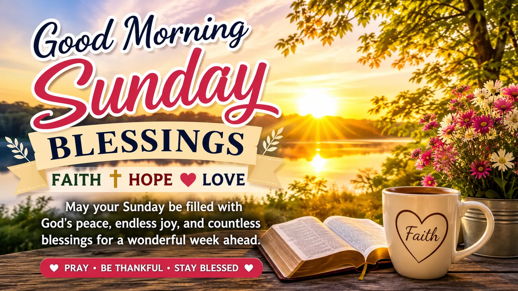 Good Morning Sunday Blessings