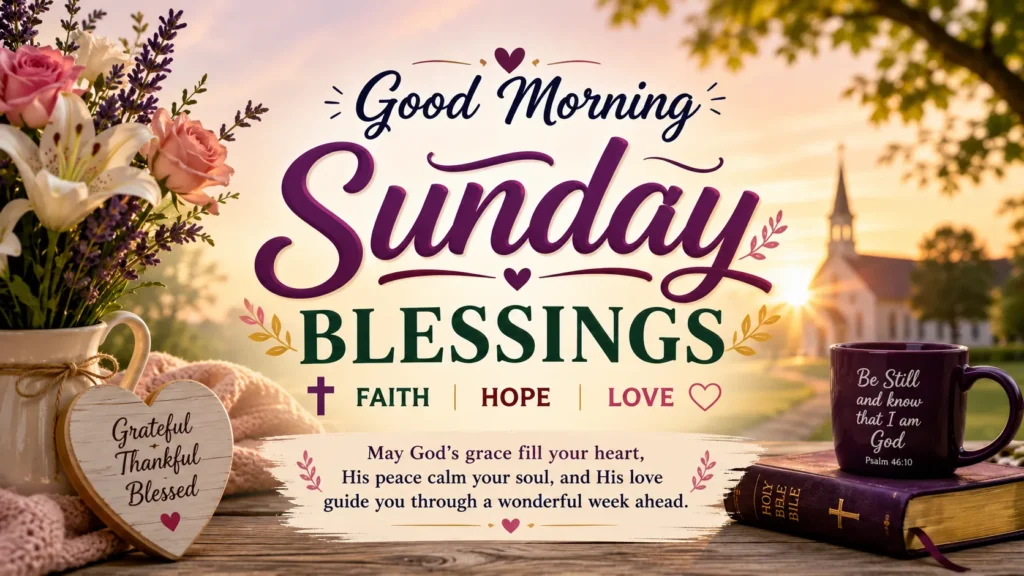 Good Morning Sunday Blessings