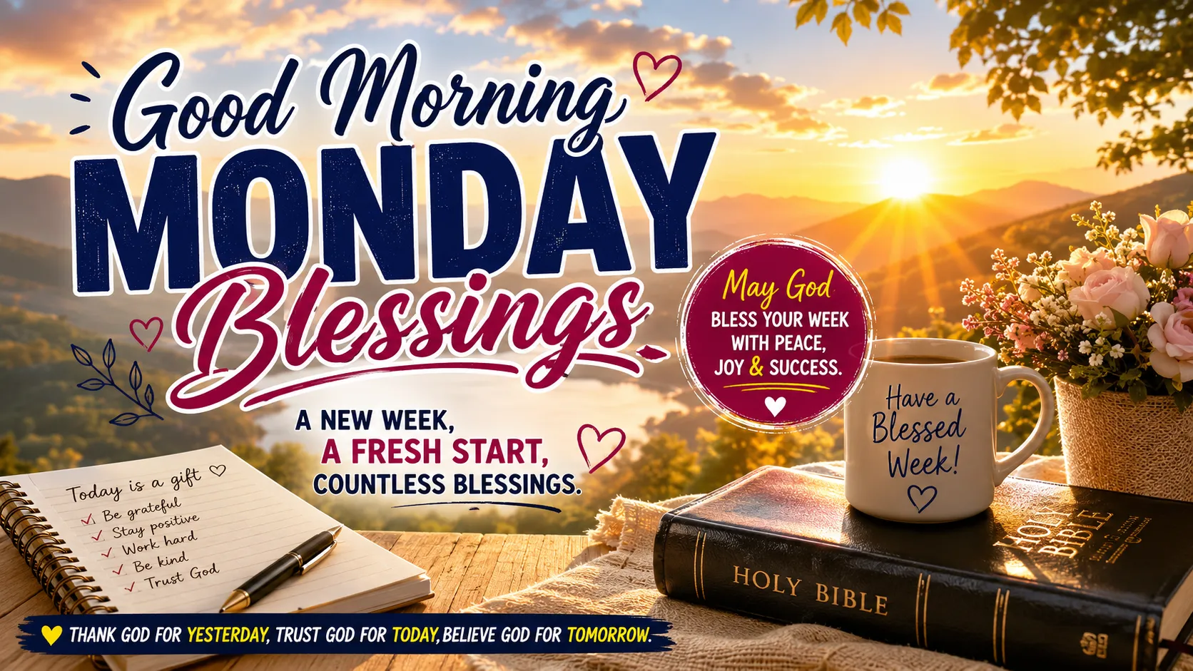 Good Morning Monday Blessings
