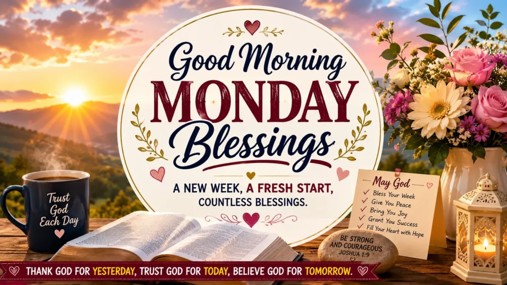 Good Morning Monday Blessings