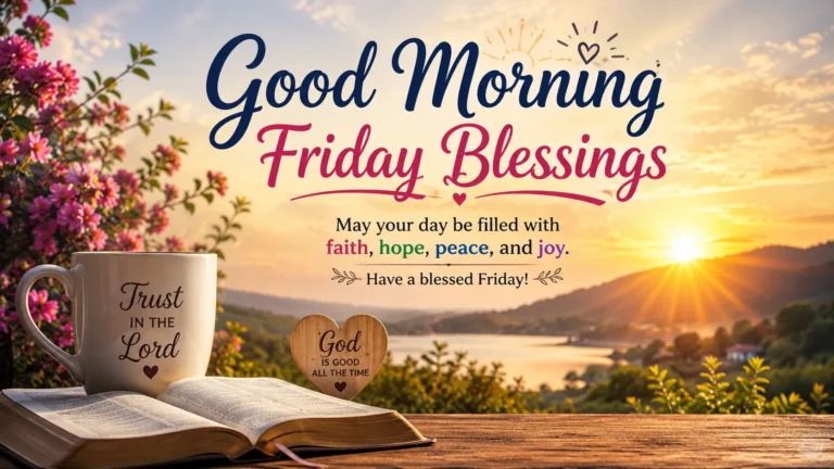 Good Morning Friday Blessings