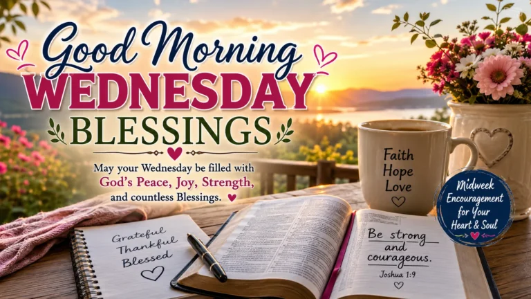 Good Morning Wednesday Blessings