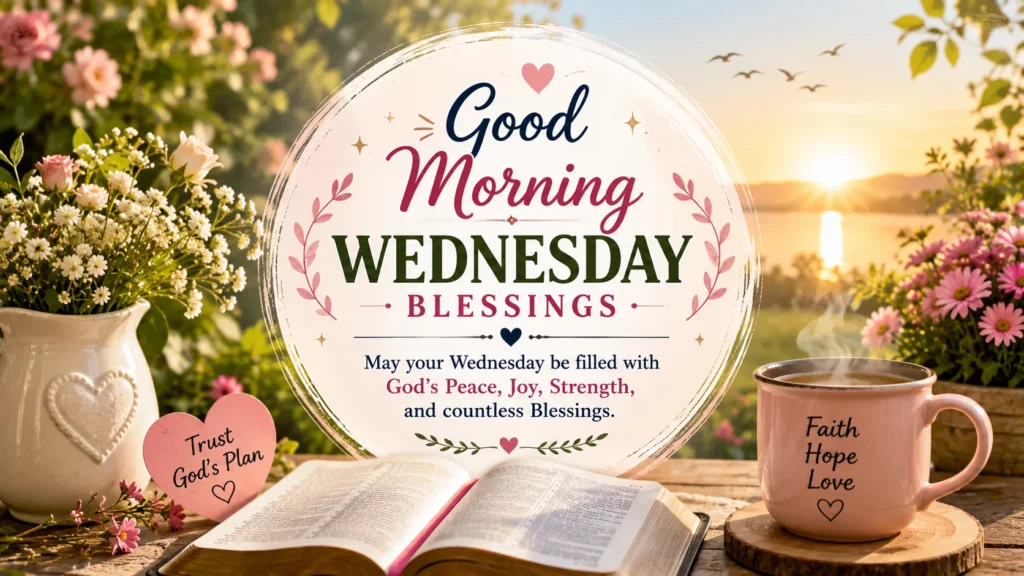 Good Morning Wednesday Blessings