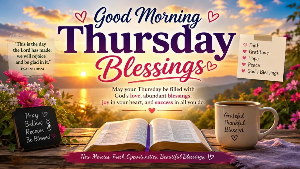Good Morning Thursday Blessings