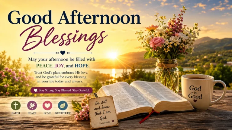 Good Afternoon Blessings