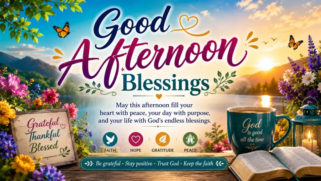 Good Afternoon Blessings