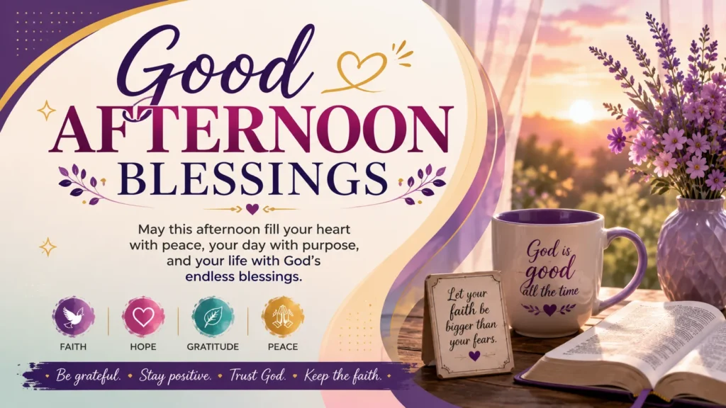 Good Afternoon Blessings