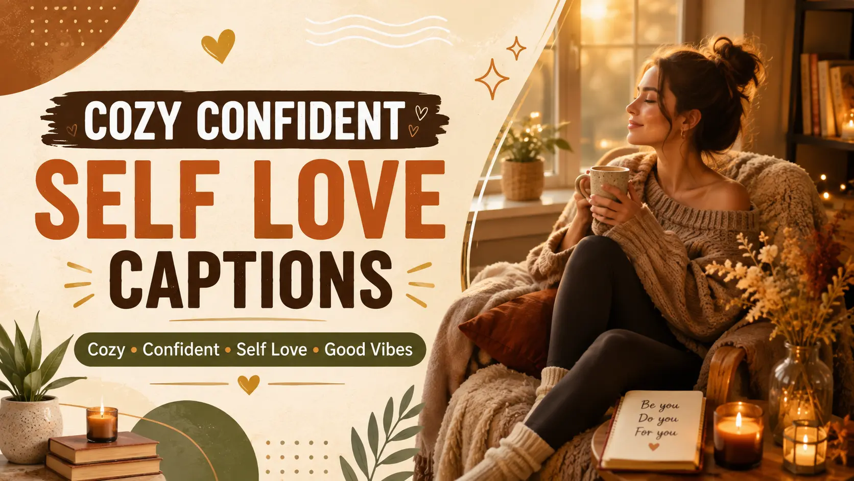 Cozy Confident Self Love Captions