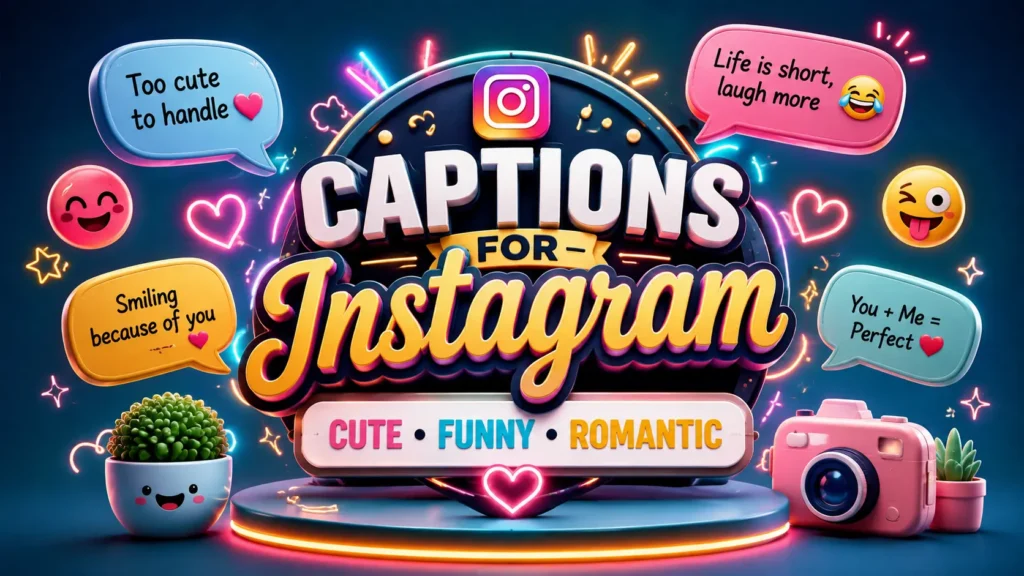 Captions For Instagram Cute Funny Romantic