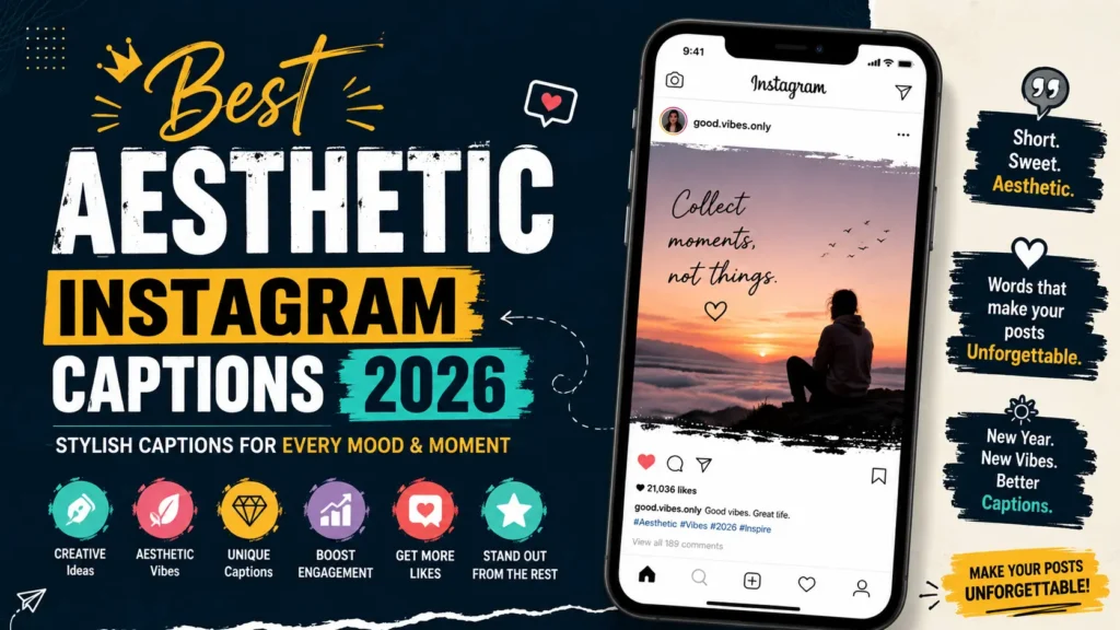 Best Aesthetic Instagram Captions 2026