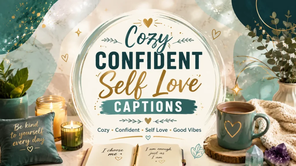 Cozy Confident Self Love Captions