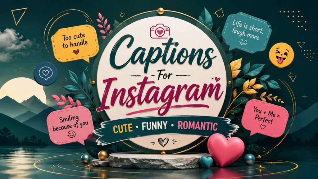 Captions For Instagram Cute Funny Romantic