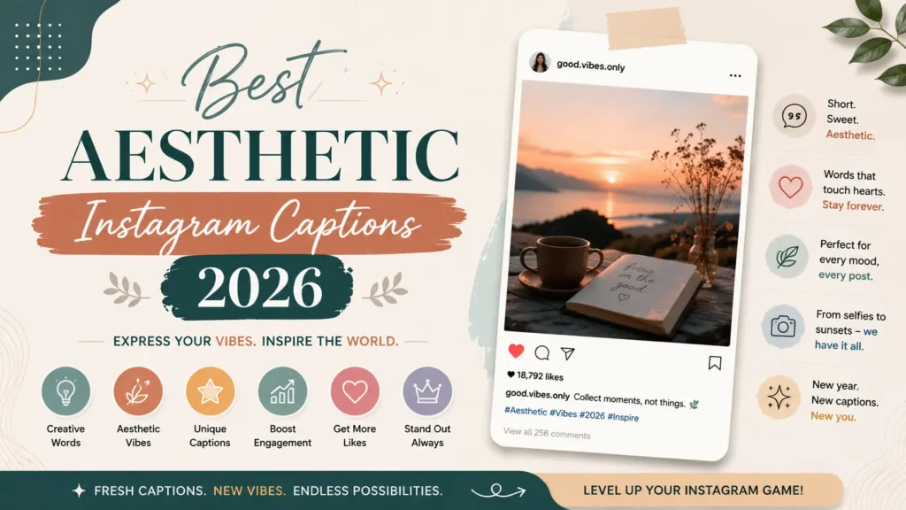 Best Aesthetic Instagram Captions 2026