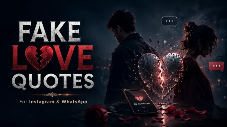 Fake Love Quotes For Instagram Whatsapp
