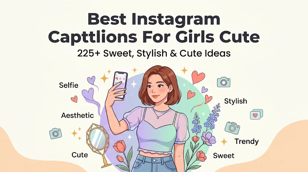 Best Instagram Captions For Girls Cute