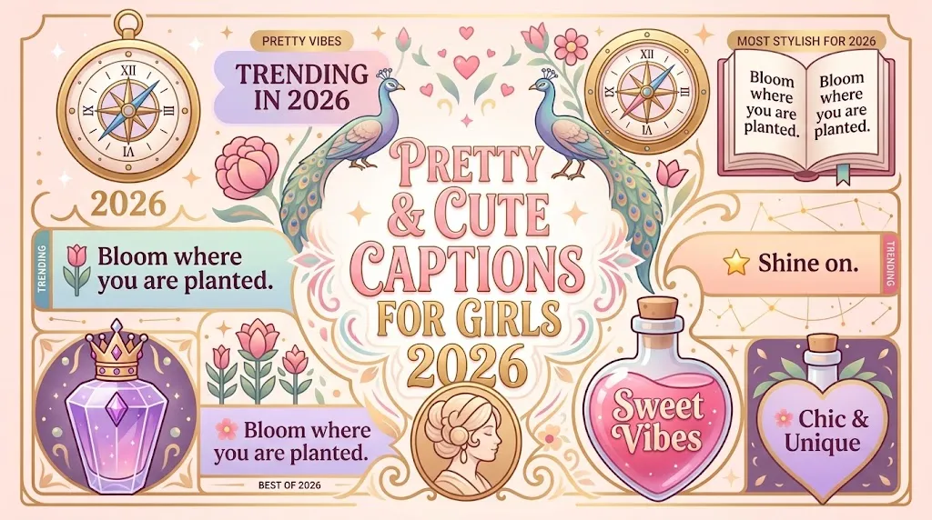 Cute Aesthetic Captions For Girls 2026