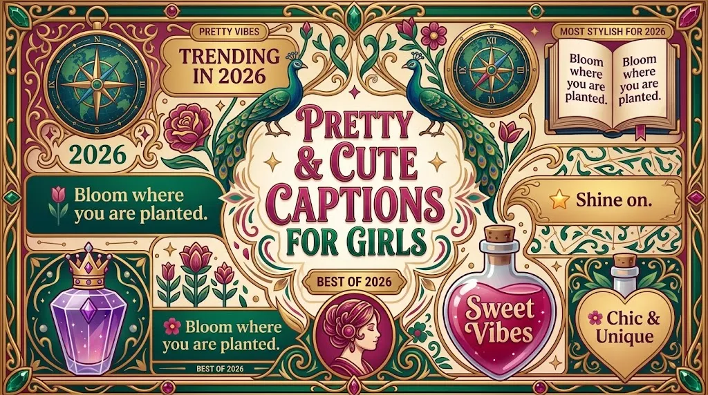 Cute Aesthetic Captions For Girls 2026