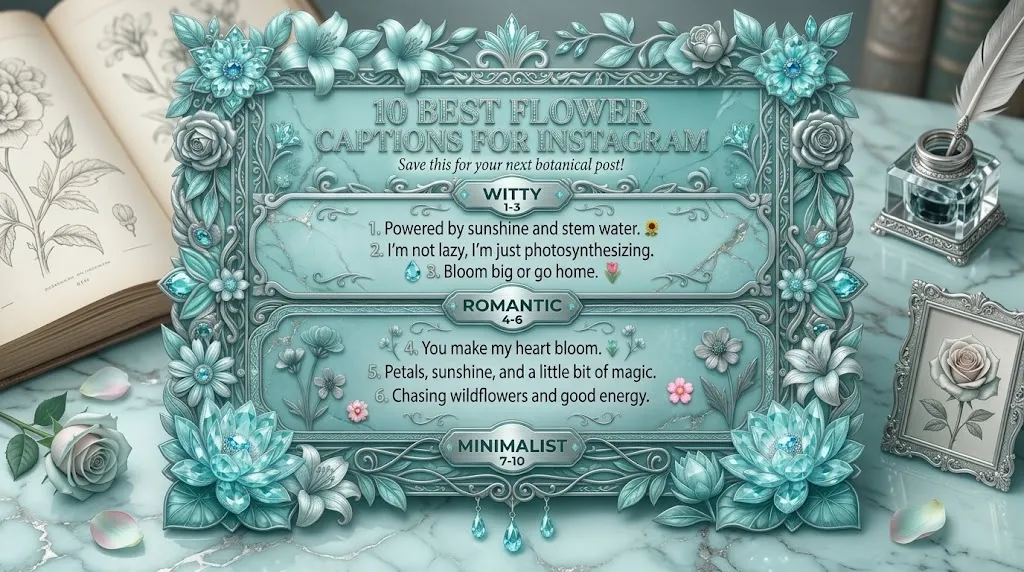 Flower Captions For Instagram