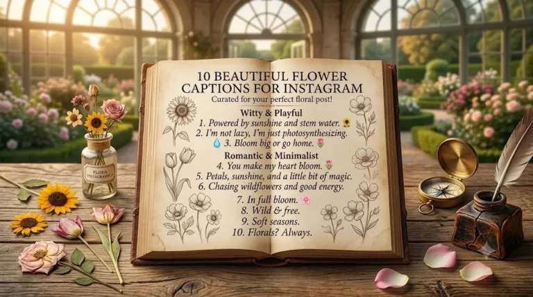 Flower Captions For Instagram