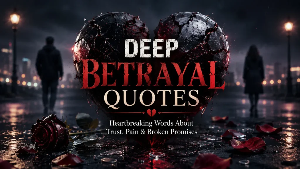 Deep Betrayal Quotes