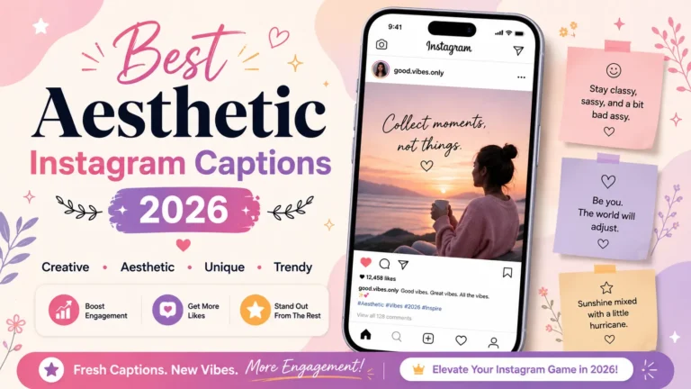 Best Aesthetic Instagram Captions 2026