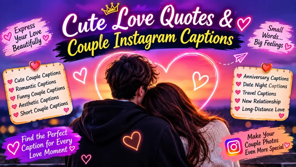 Cute Love Quotes Couple Instagram Captions