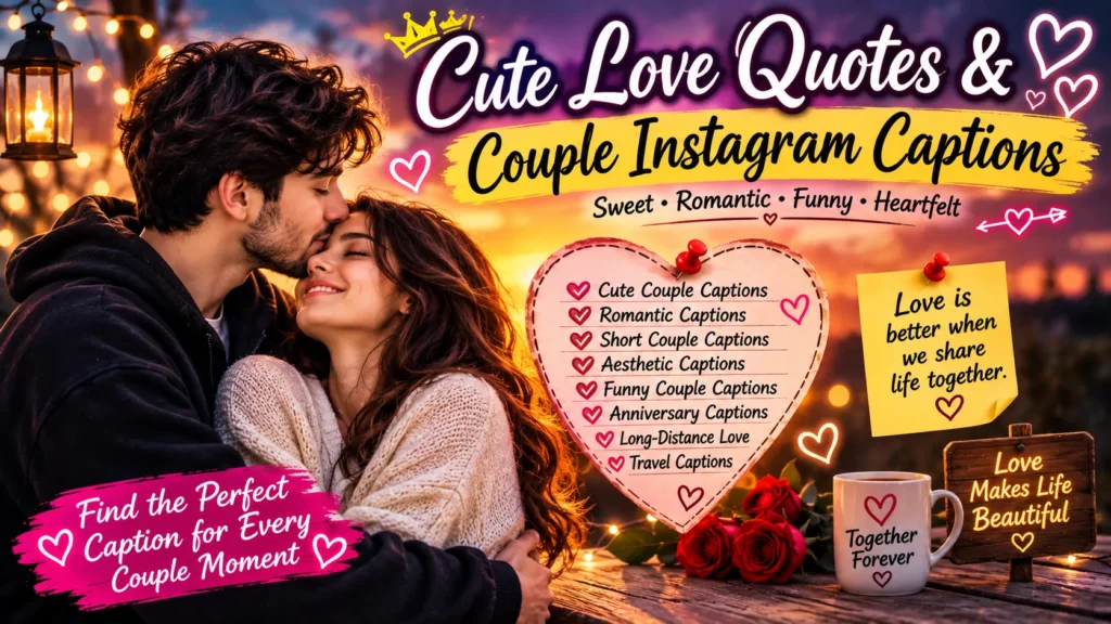 Cute Love Quotes Couple Instagram Captions