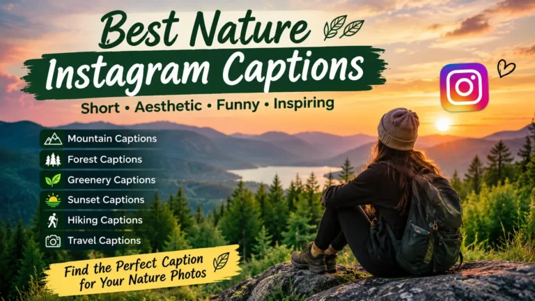 Best Nature Instagram Captions