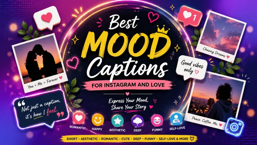 Best Mood Captions For Instagram And Love