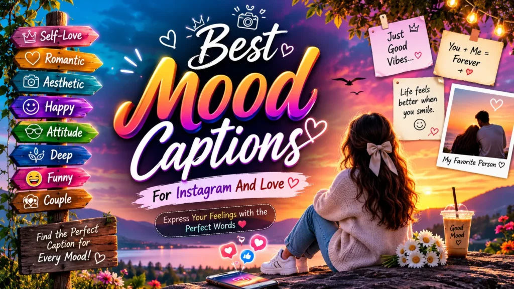 Best Mood Captions For Instagram And Love