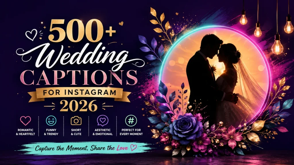 Wedding Captions For Instagram 2026