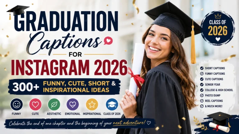 Graduation Captions For Instagram 2026