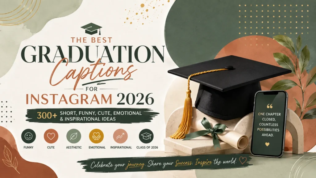 Graduation Captions For Instagram 2026