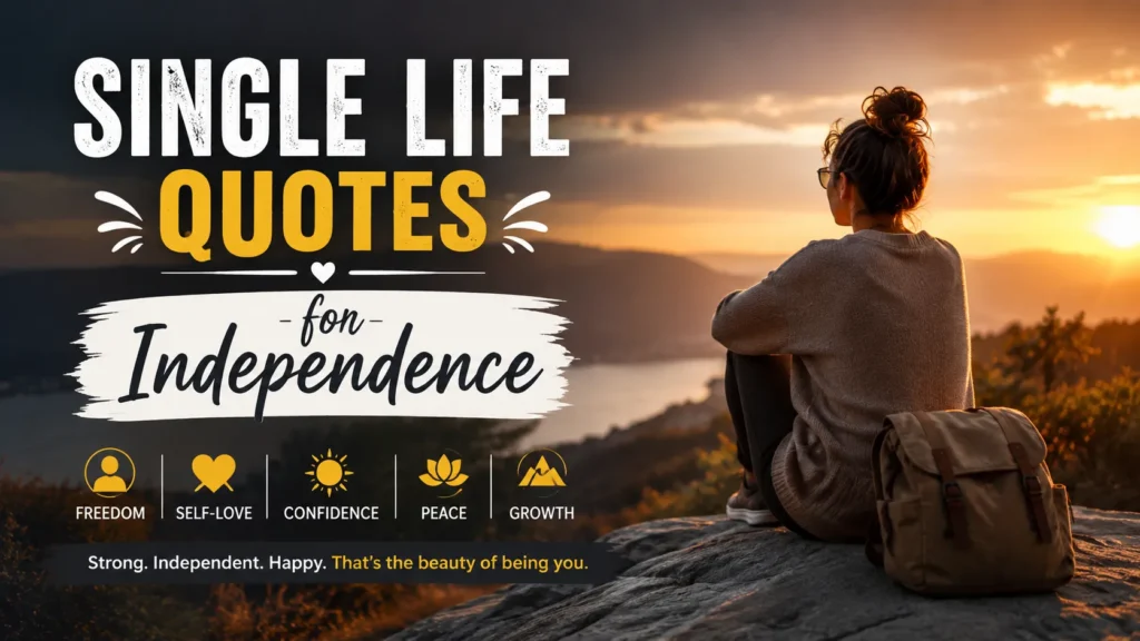  Single Life Quotes For Independence