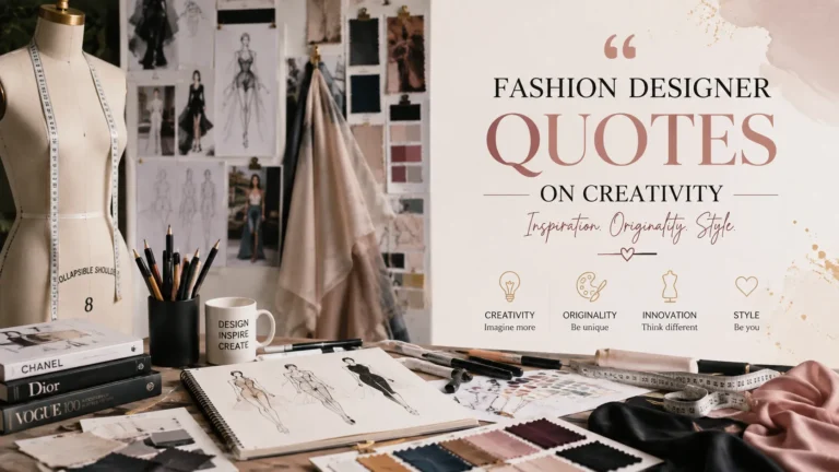 Fashion Designer Quotes On Creativity