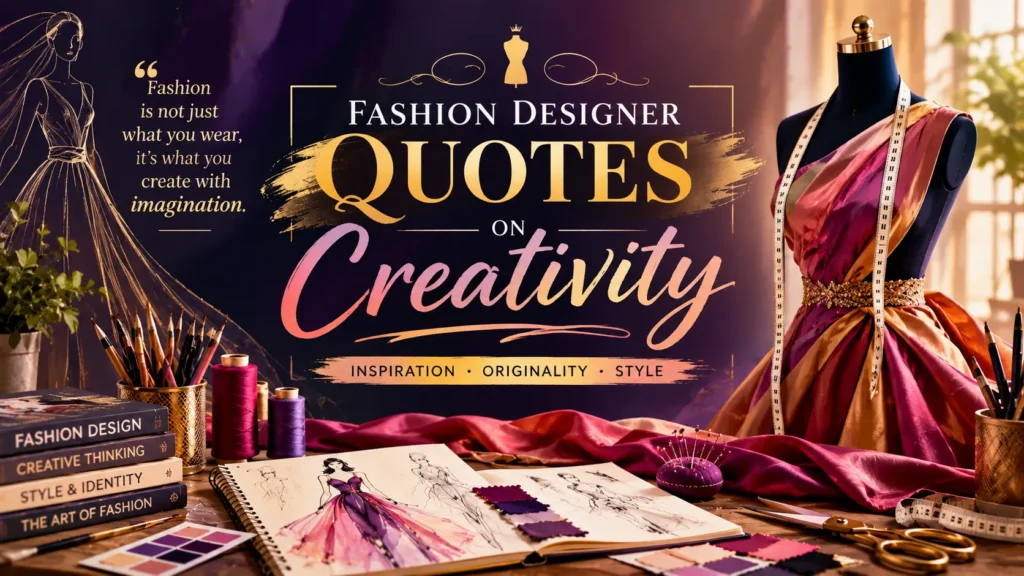 Fashion Designer Quotes On Creativity