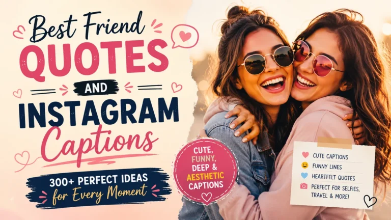 Best Friend Quotes And Instagram Captions