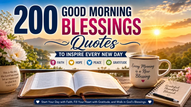 200 Good Morning Blessings Quotes