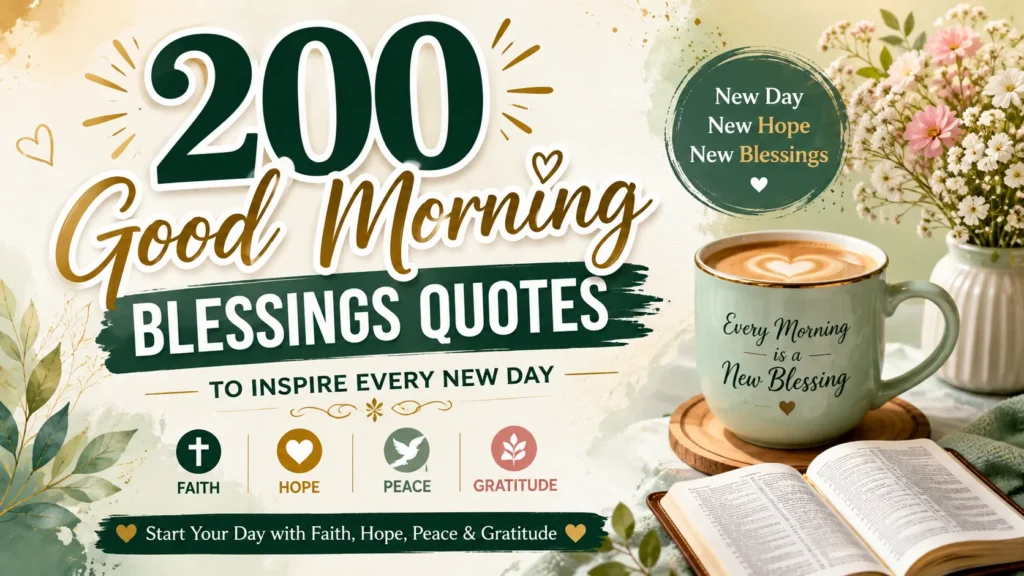 200 Good Morning Blessings Quotes