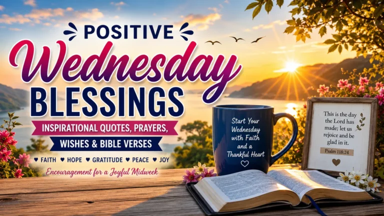 Positive Wednesday Blessings Prayers Quotes