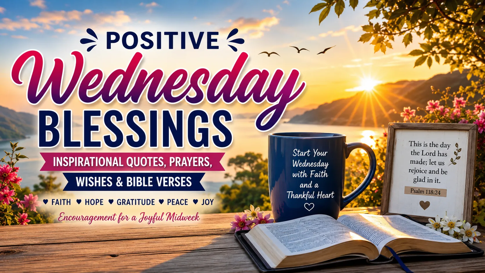 Positive Wednesday Blessings Prayers Quotes