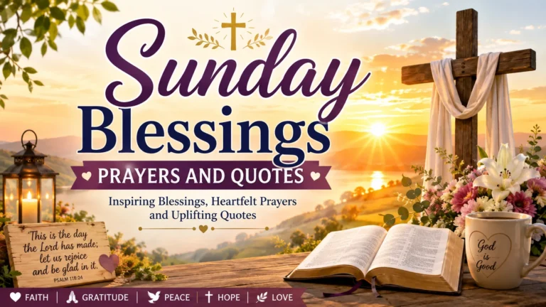 Sunday Blessings Prayers And Quotes