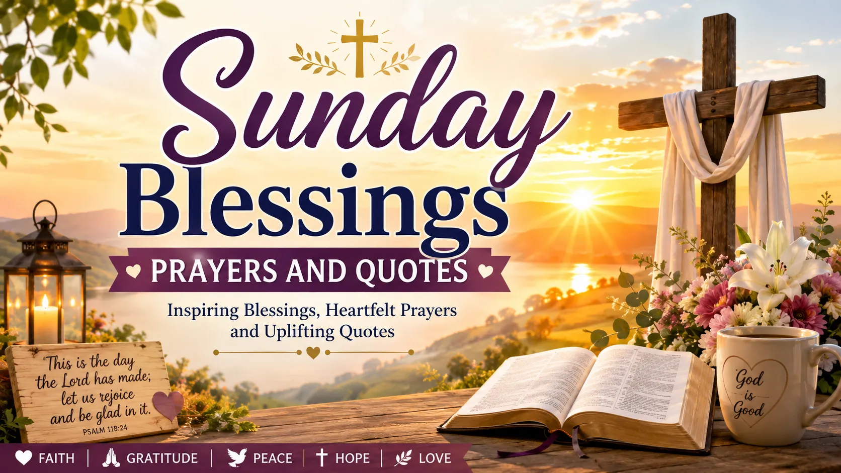Sunday Blessings Prayers And Quotes