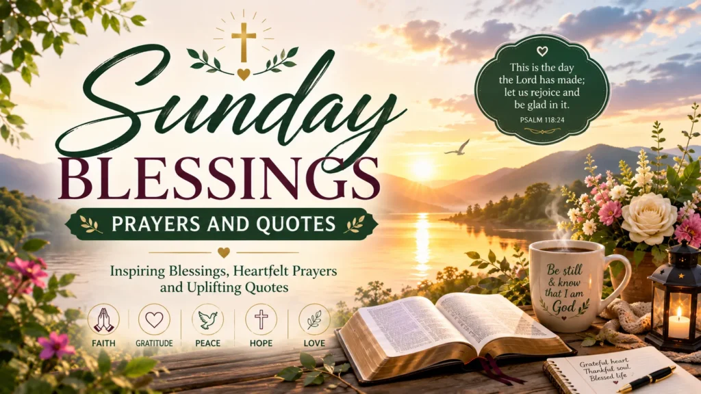 Sunday Blessings Prayers And Quotes