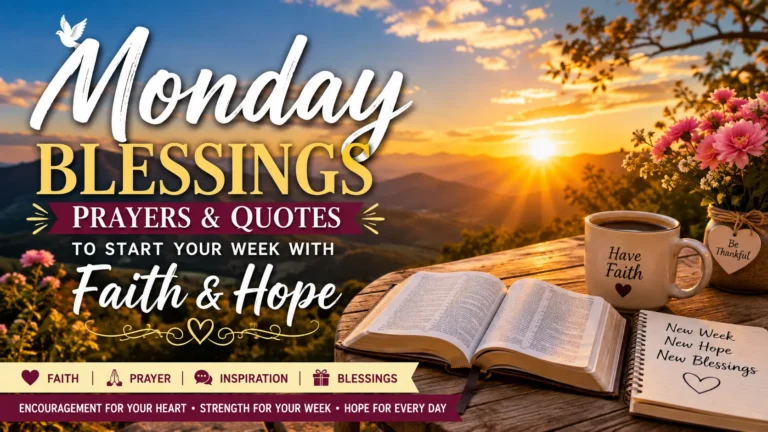 Monday Blessings Prayers and Quotes