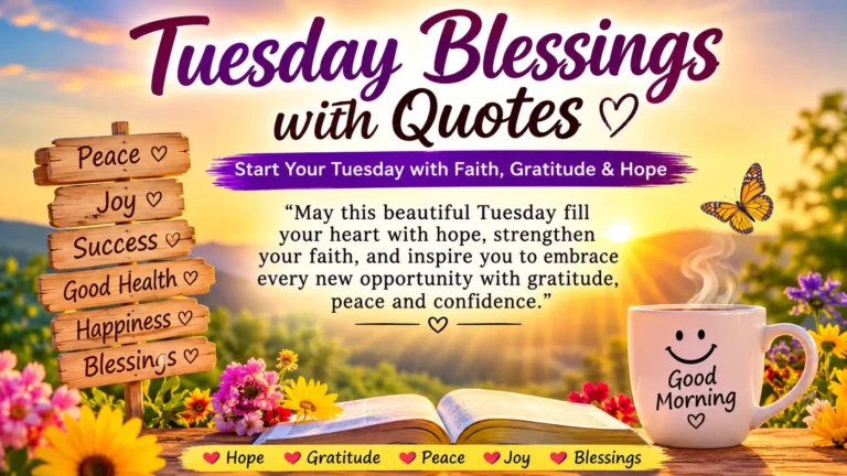 Tuesday Blessings With Quotes