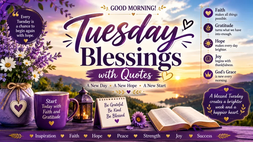 Tuesday Blessings With Quotes