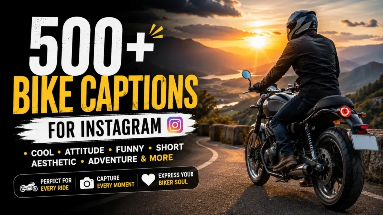 Bike Captions For Instagram